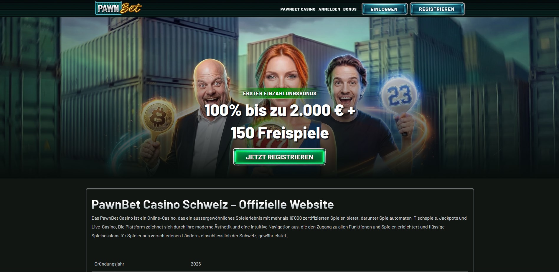 Index casino — Pawnbet Casino